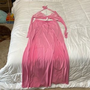 2 piece pink set